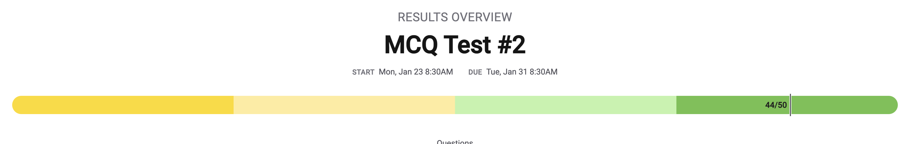 MC2 Results